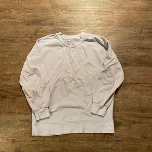 Lululemon Athletica Perfectly Oversized Crew Sweatshirt Lavender Dew Women Small